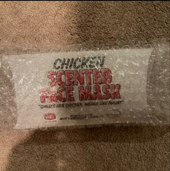 Jack in the Box Chicken Scented Face Mask RARE - Picture 4 of 4